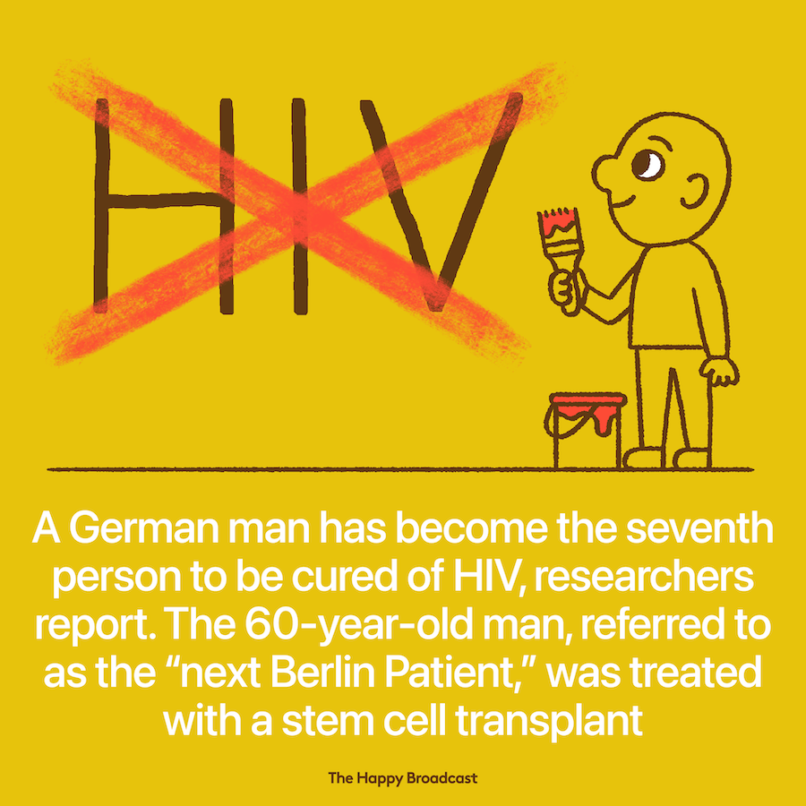 German man is the seventh person to be cured of HIV
