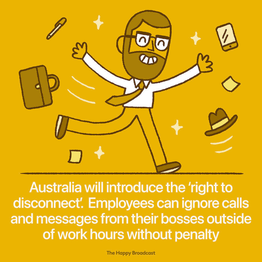 Australia gives employees the right to disconnect