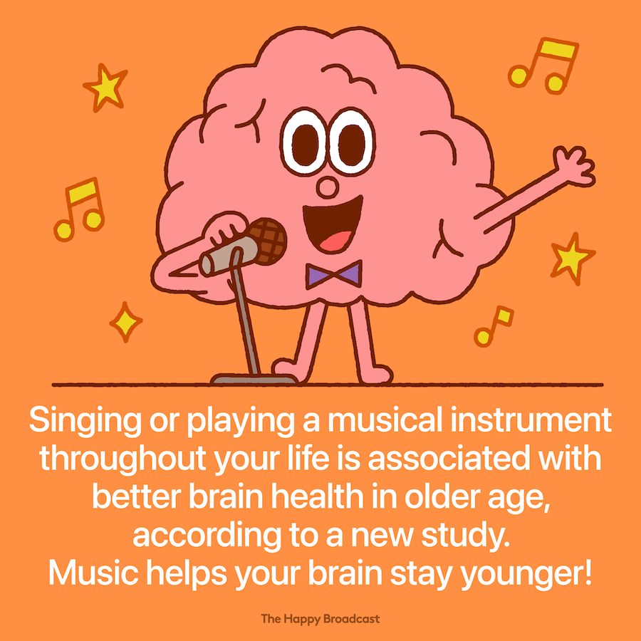 Singing or playing music is linked to having better brain health