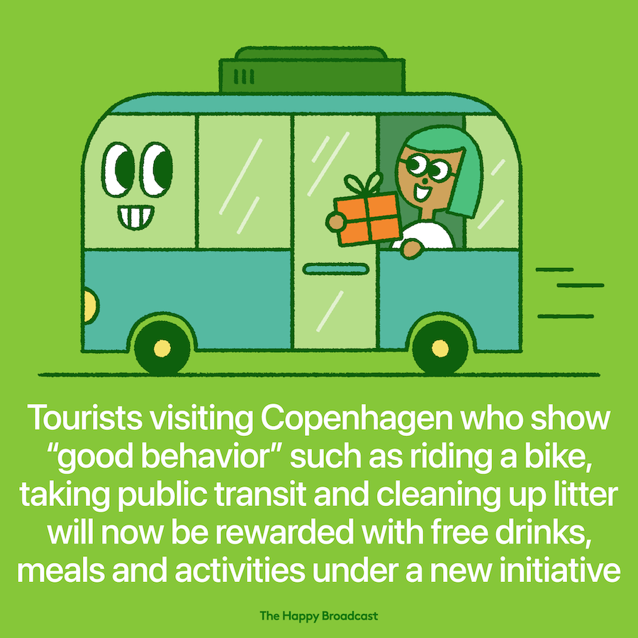 Copenhagen rewards good tourists with free food and tours