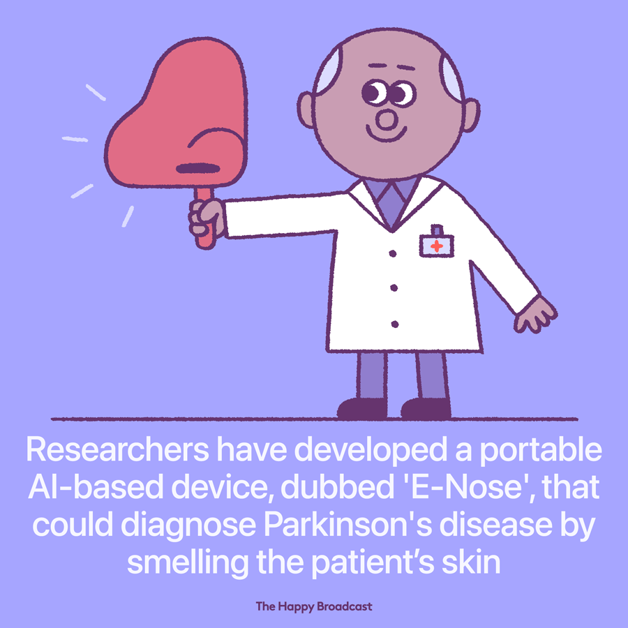 electronic nose can detect parkinson disease