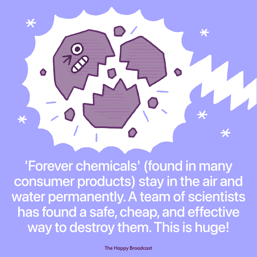 Scientists found a way to destroy forever chemicals