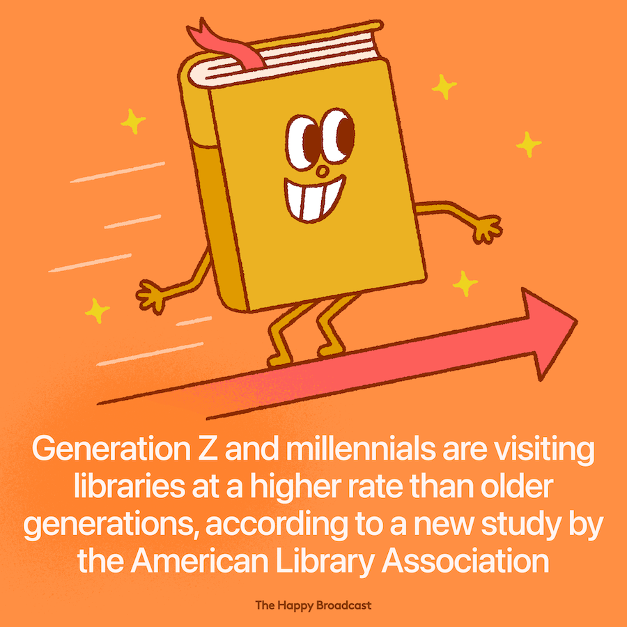 Gen Z and Millennials are visiting the library
