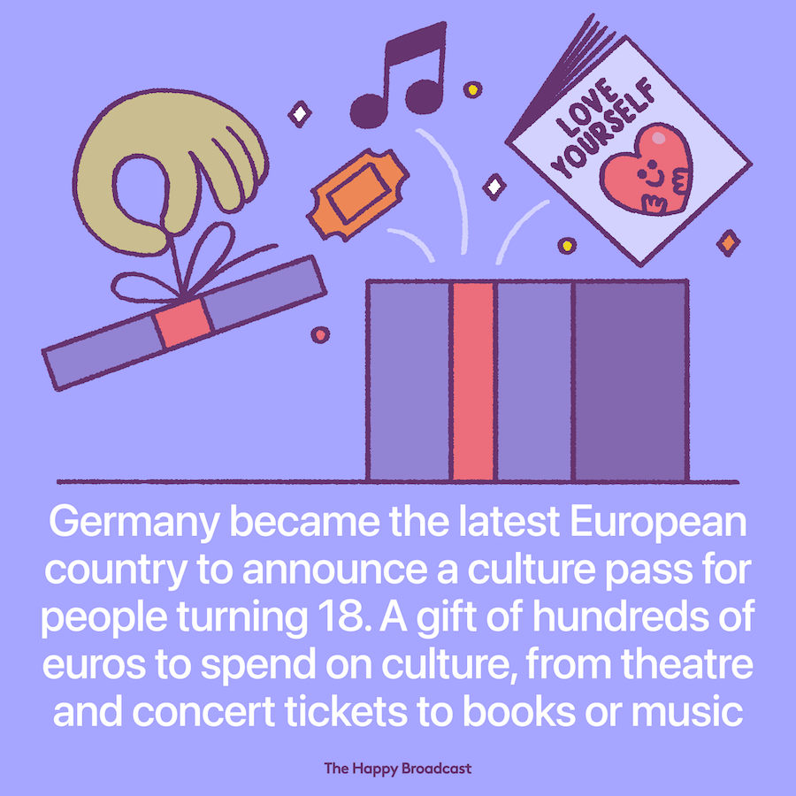 Germany gift 18 years old citizens money to spend on culture