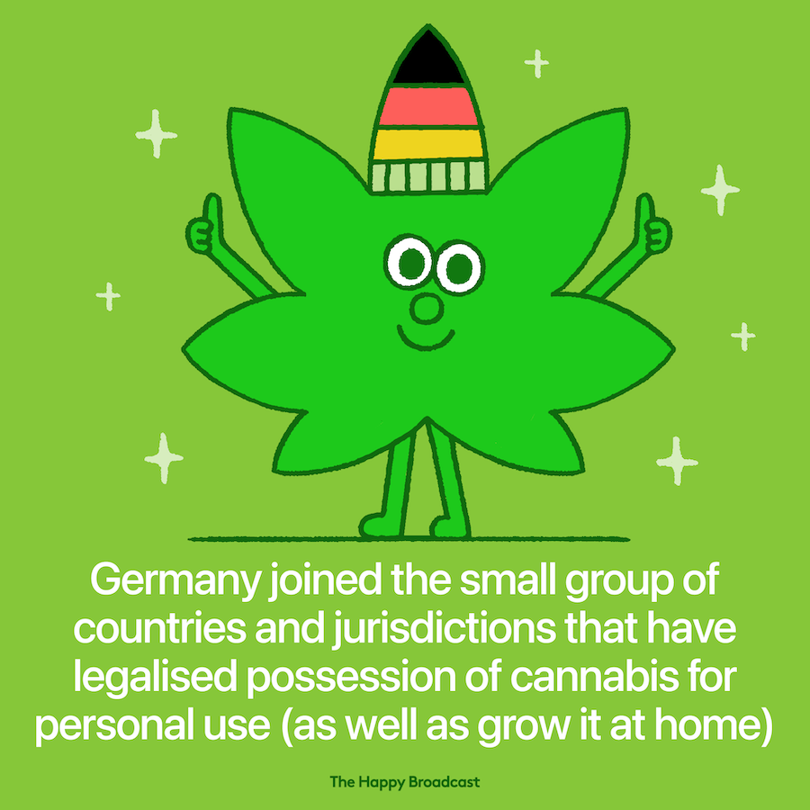 Germany have legalized cannabis