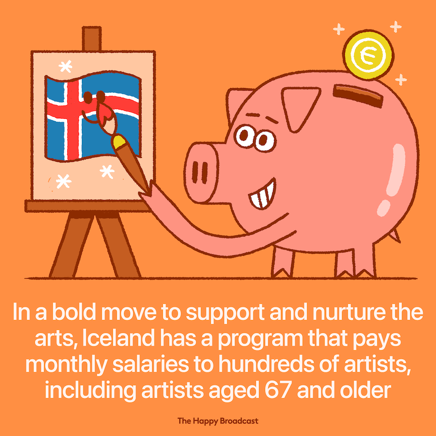 Iceland Supports Artists Annually with Government Funded Salarie
