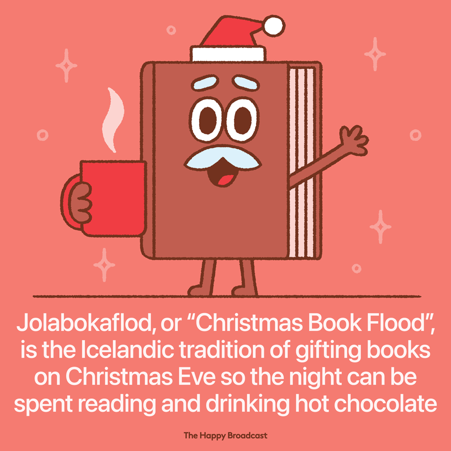 Jolabokaflod is the Icelandic ‘book flood’ tradition