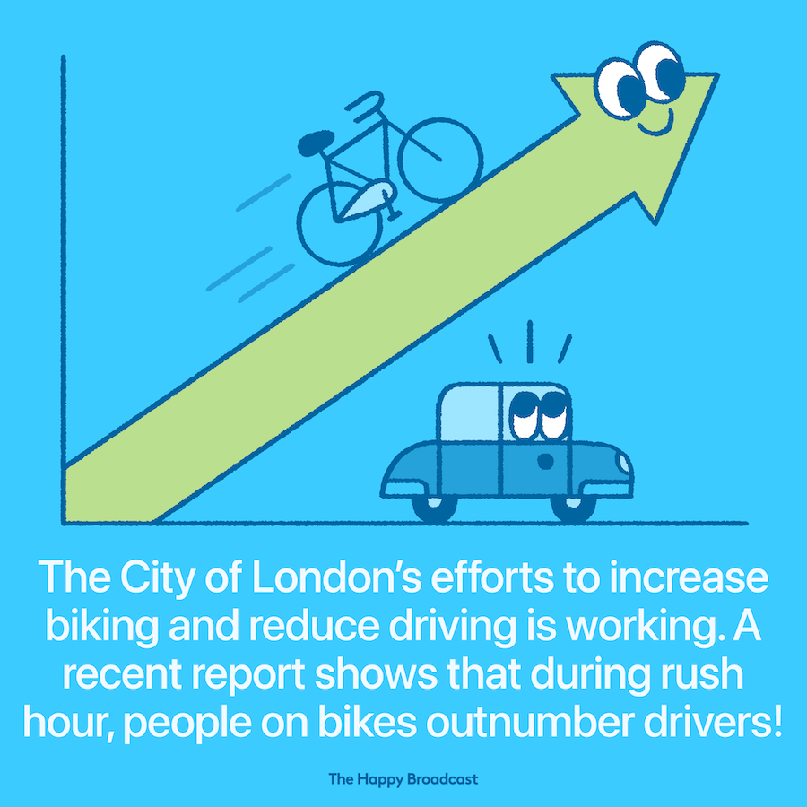 People on Bikes Outnumber Drivers in the City of London