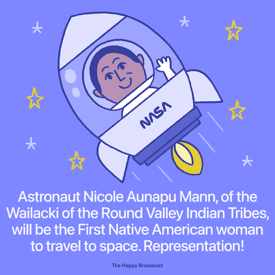 First Native American woman to travel to space