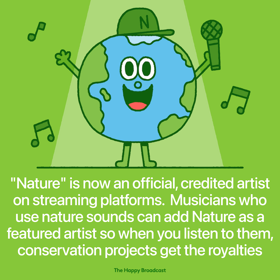 Nature has a Spotify account to raise money for conservation