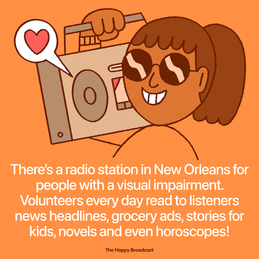 New Orleans radio station is helping the blind