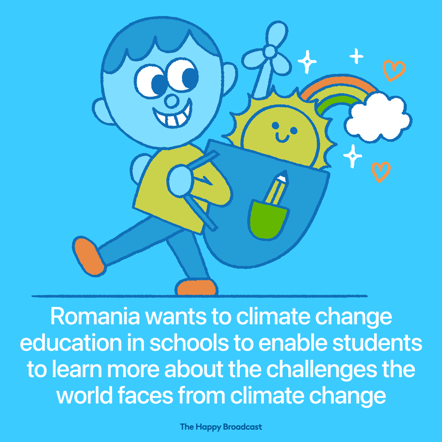 Romania wants students to learn about climate change