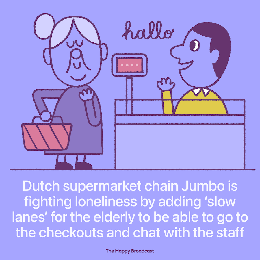 Dutch supermarket opens slow checkouts to fight loneliness